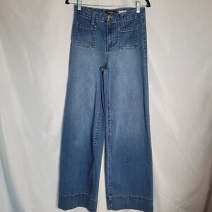 BCBGeneration High Rise Wide Leg Jeans Women's Size 7/28 BCBG